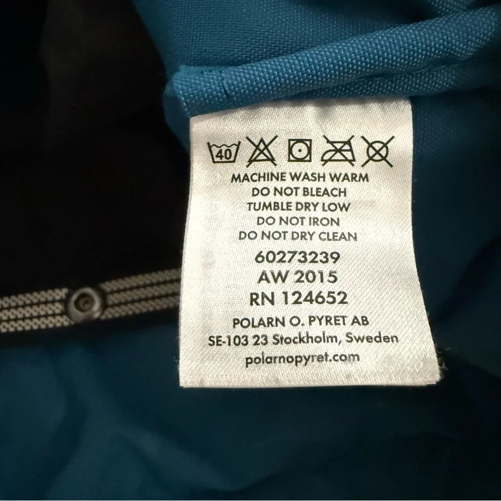 Polarn O. Pyret Kids Winter Ski Jacket Blue Waterproof 7–8Y 128 Snow‎ Gear